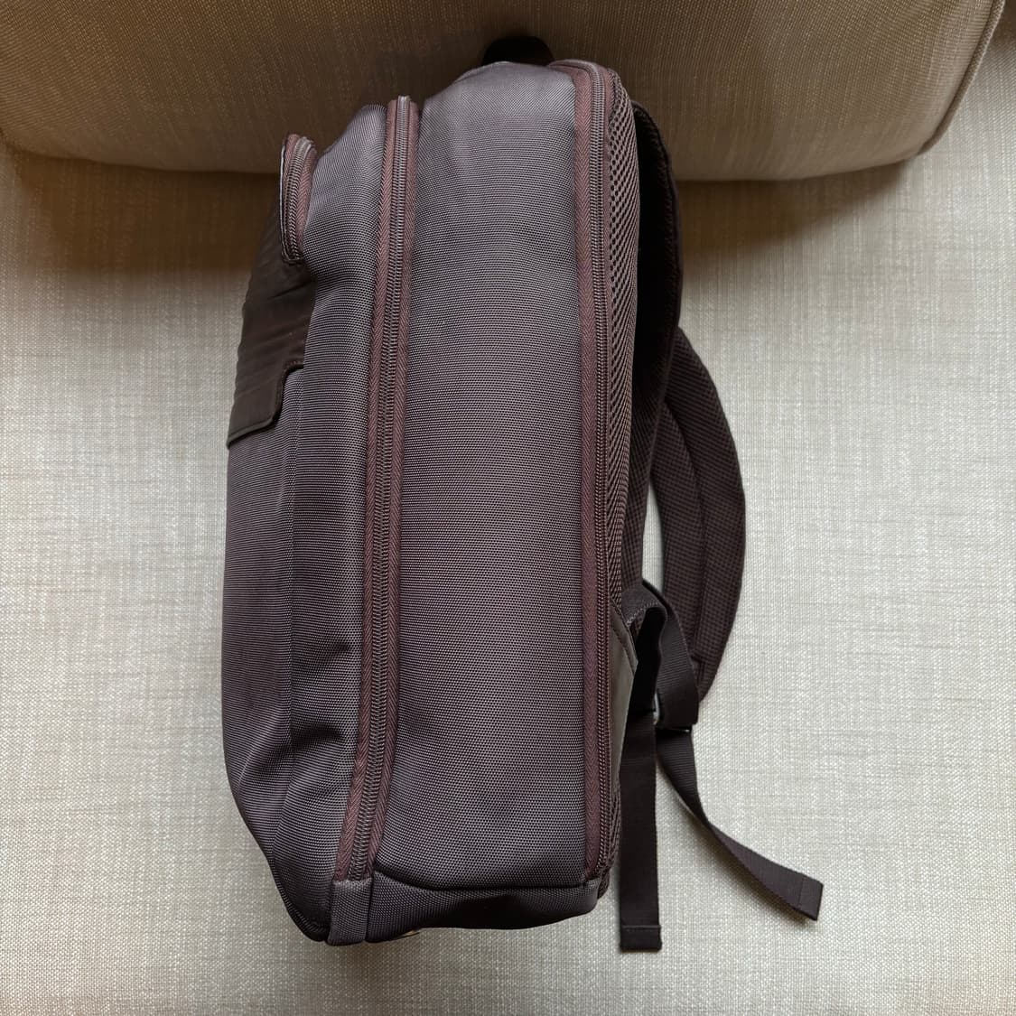 만다리나덕 바이커믹스 브라운 백팩 (노트북수납) 상품이미지3