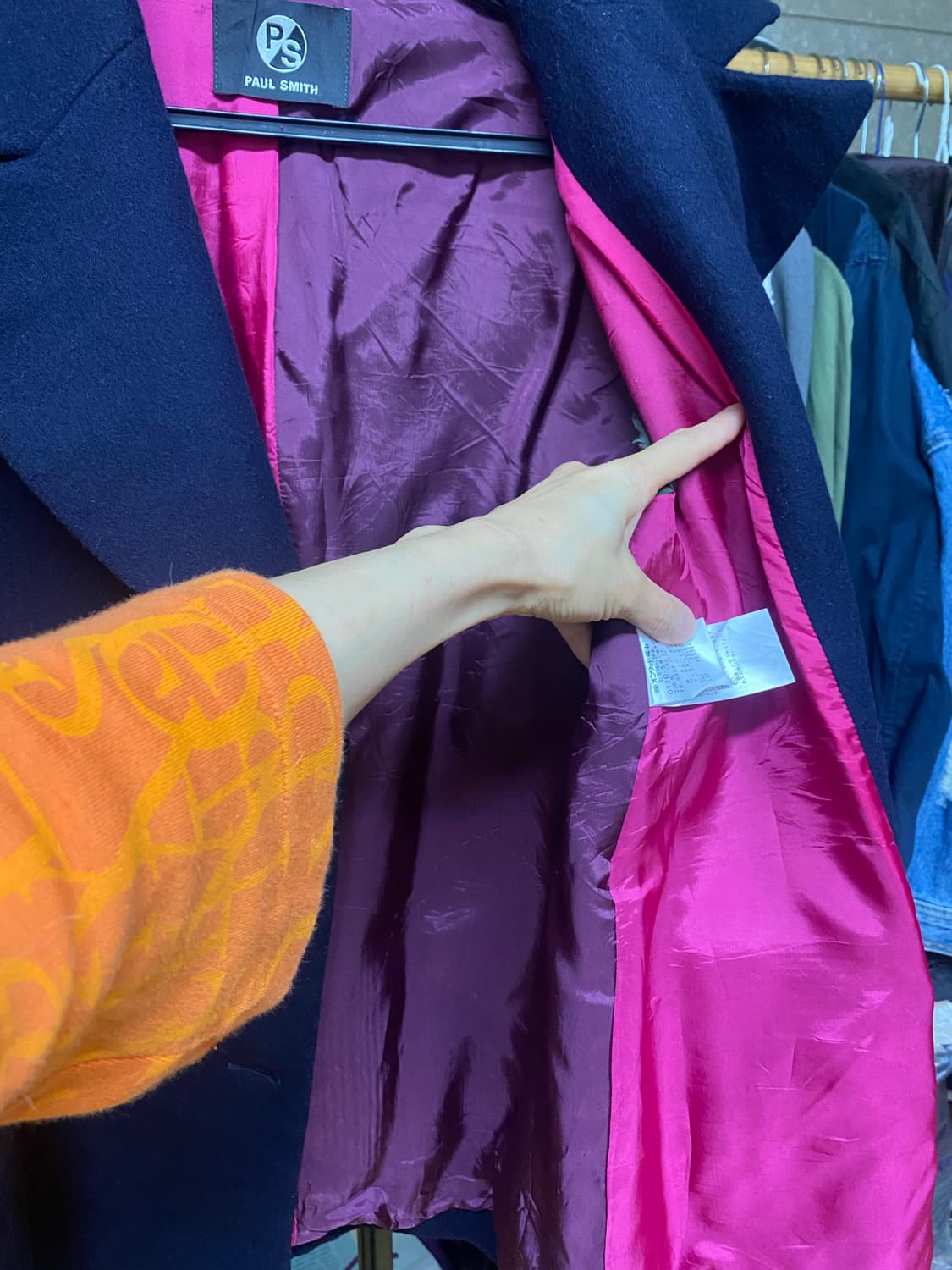 폴스미스 네이비 코트 40사이즈 상품이미지7