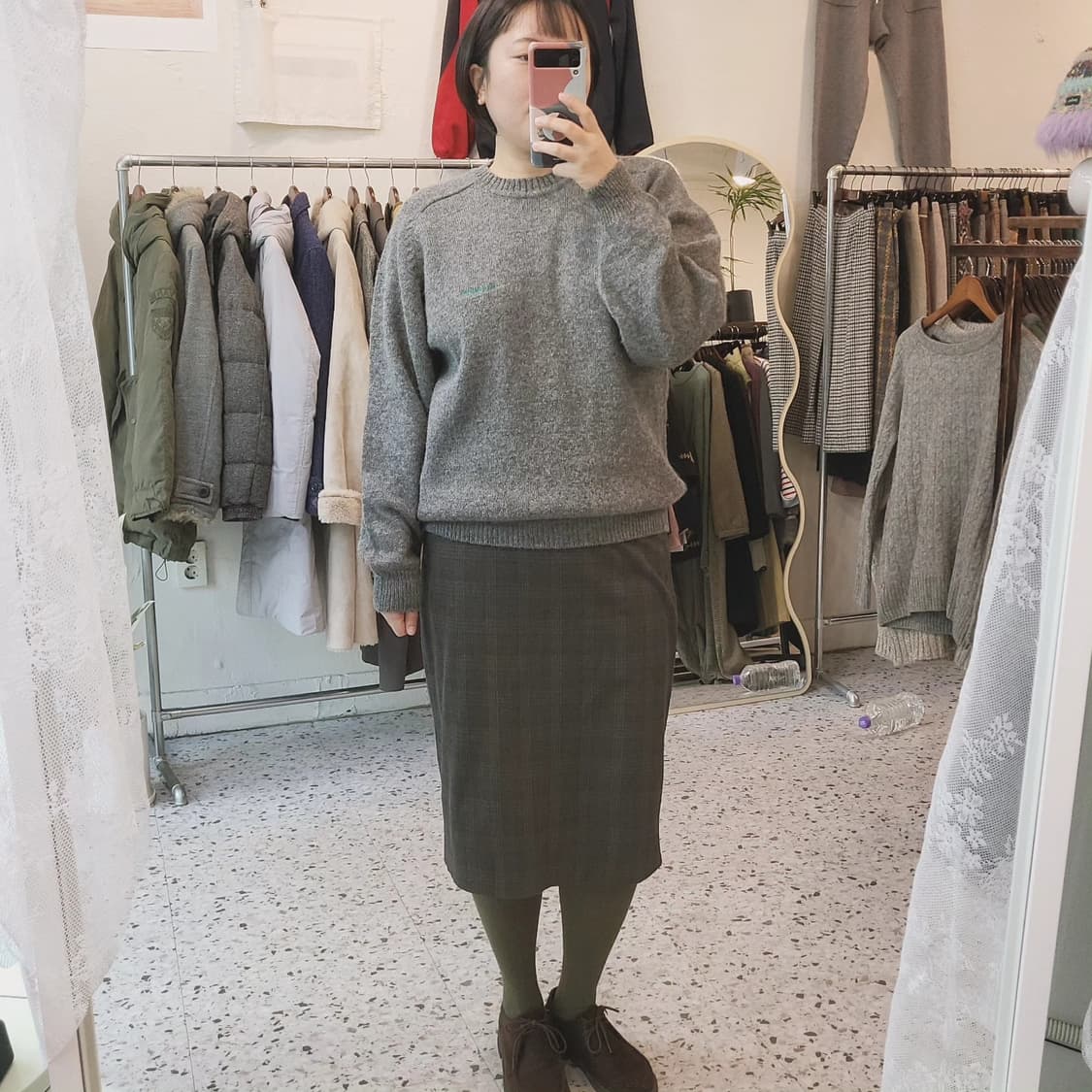 Polo country 멜란지그레이 울100 니트 상품이미지10