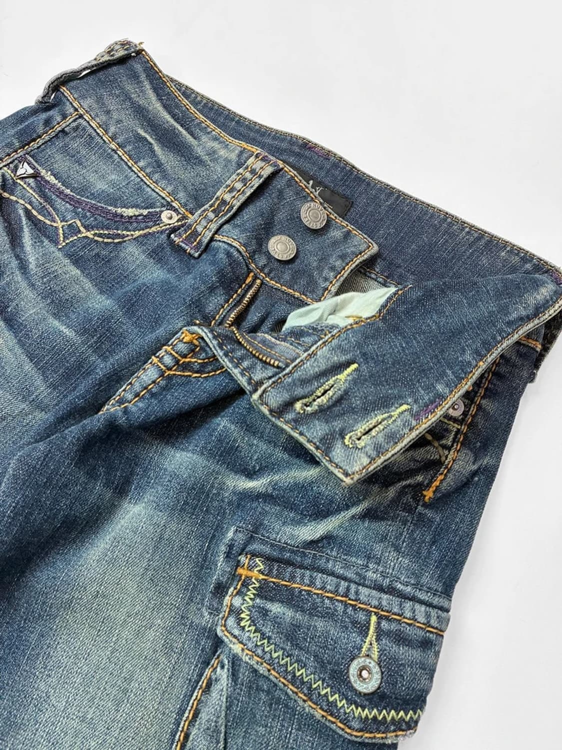 NUVE 00's Y2K  페어리 부츠컷 데님 팬츠 PN5574    상품이미지3