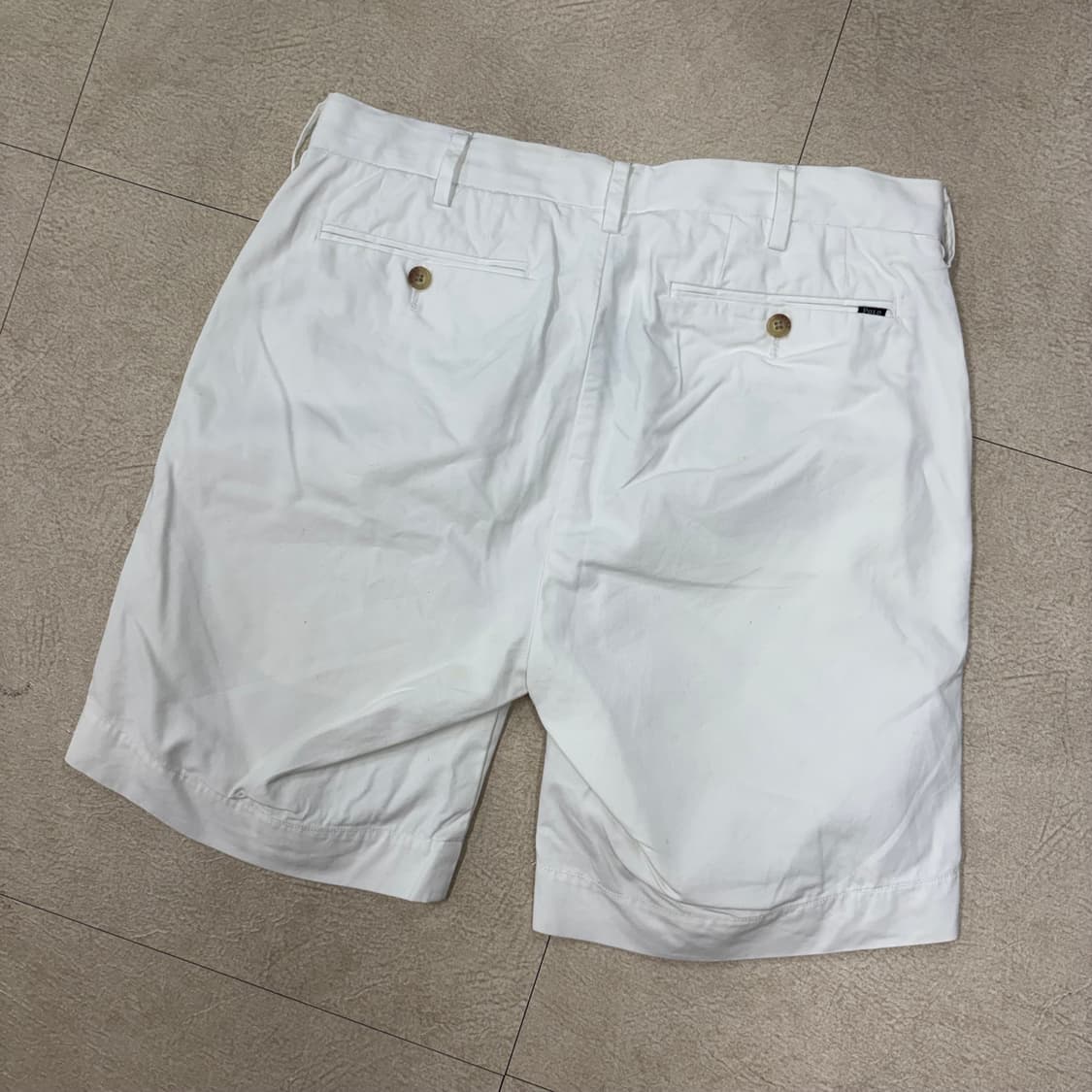 폴로 랄프로렌 화이트 반바지 상품이미지2
