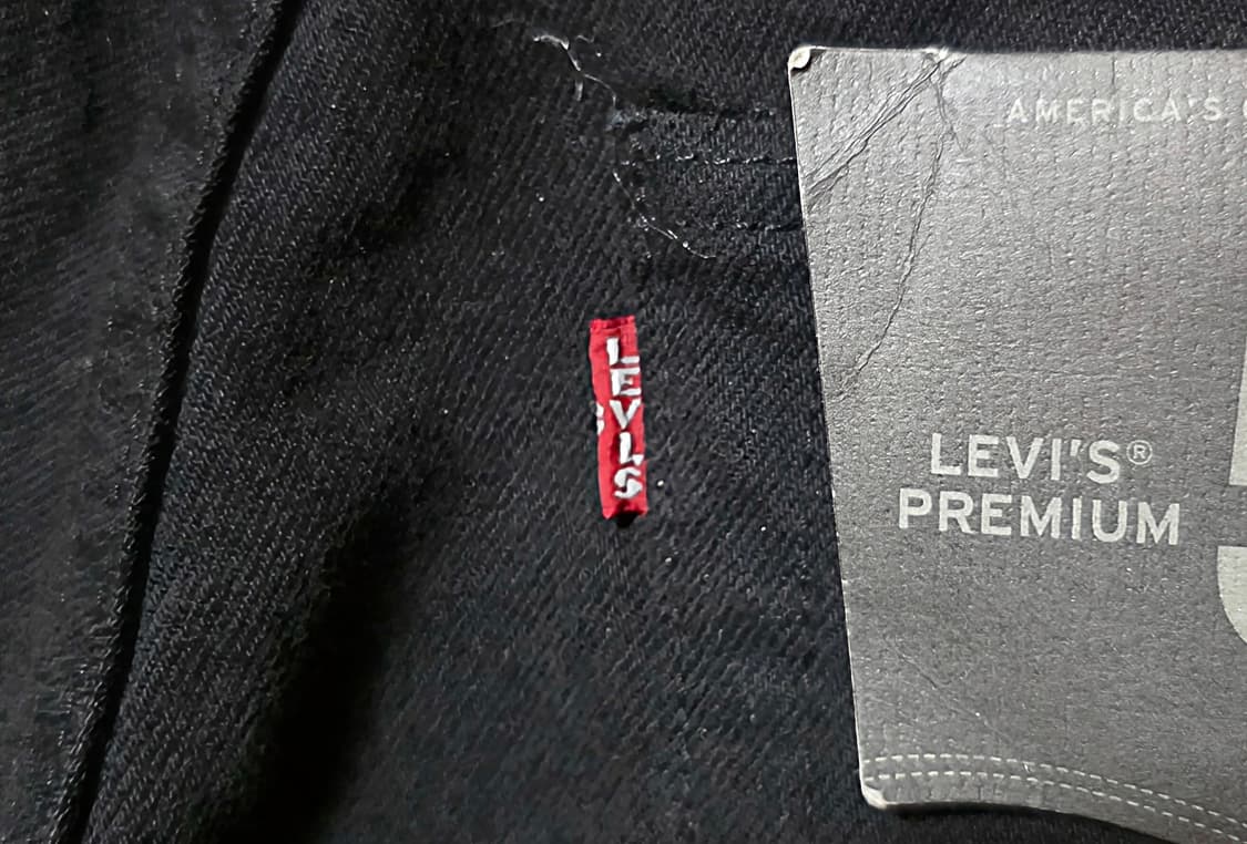 [새상품/빅E] 리바이스 프리미엄 501 오리지널 블랙진 (28사이즈) 상품이미지7