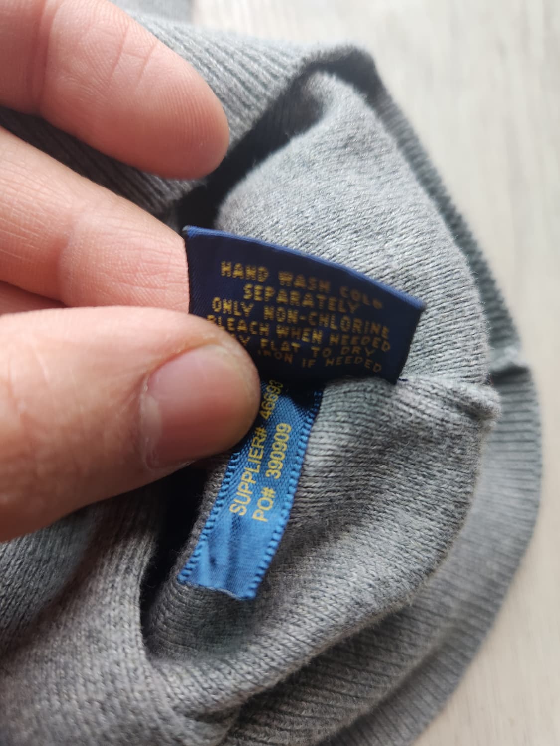 폴로 랄프로렌 니트 조끼 그레이 4X BIG 상품이미지3