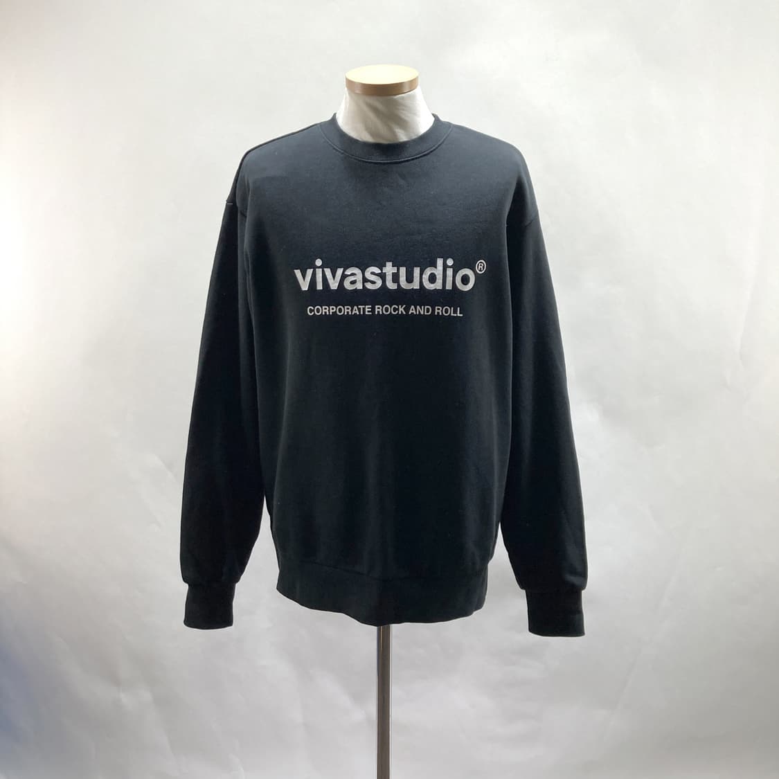 비바스튜디오 남성맨투맨티셔츠 블랙 M  상품이미지1