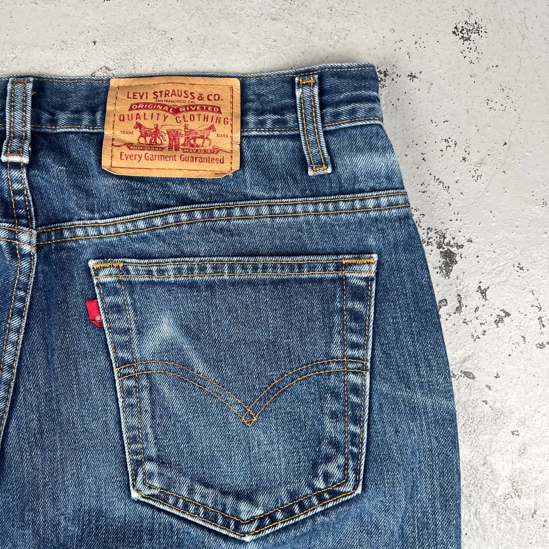 빈티지 리바이스 535 유로핏 와이드렉 데님 상품이미지7