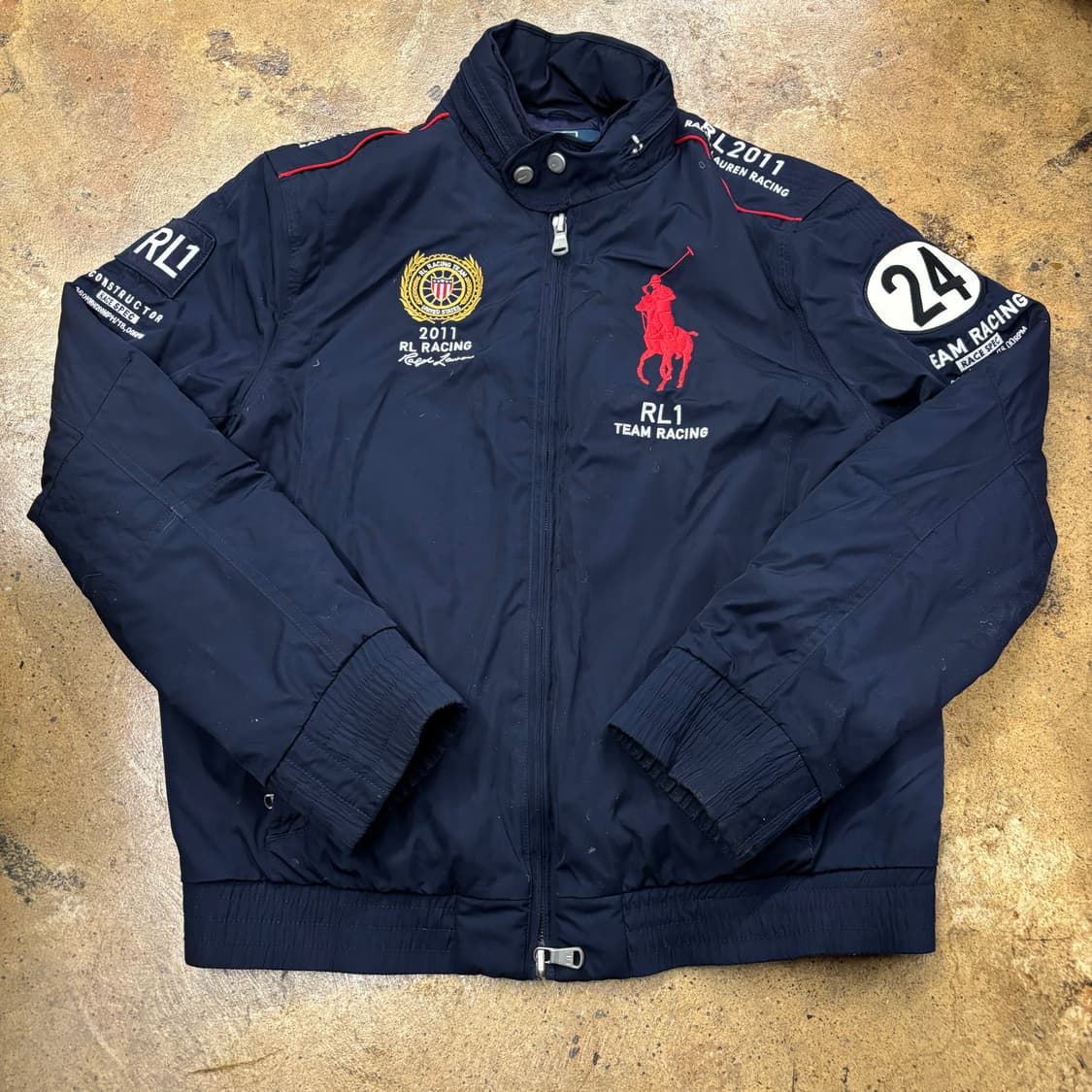 폴로 랄프로렌 네이비 빅포니 레이싱 자켓 상품이미지2