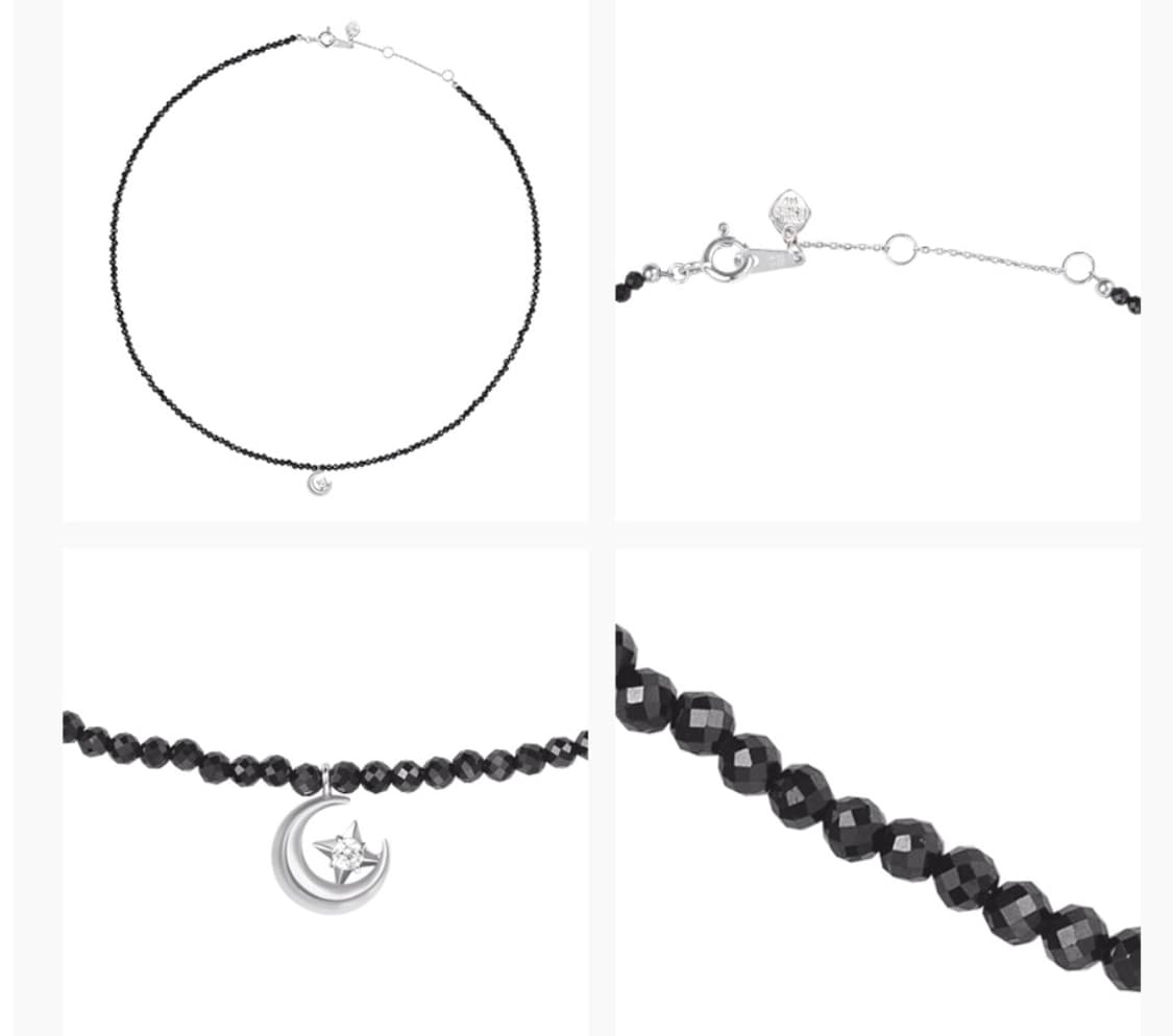 [스톤헨지]폴라리스 실버비즈목걸이 상품이미지3