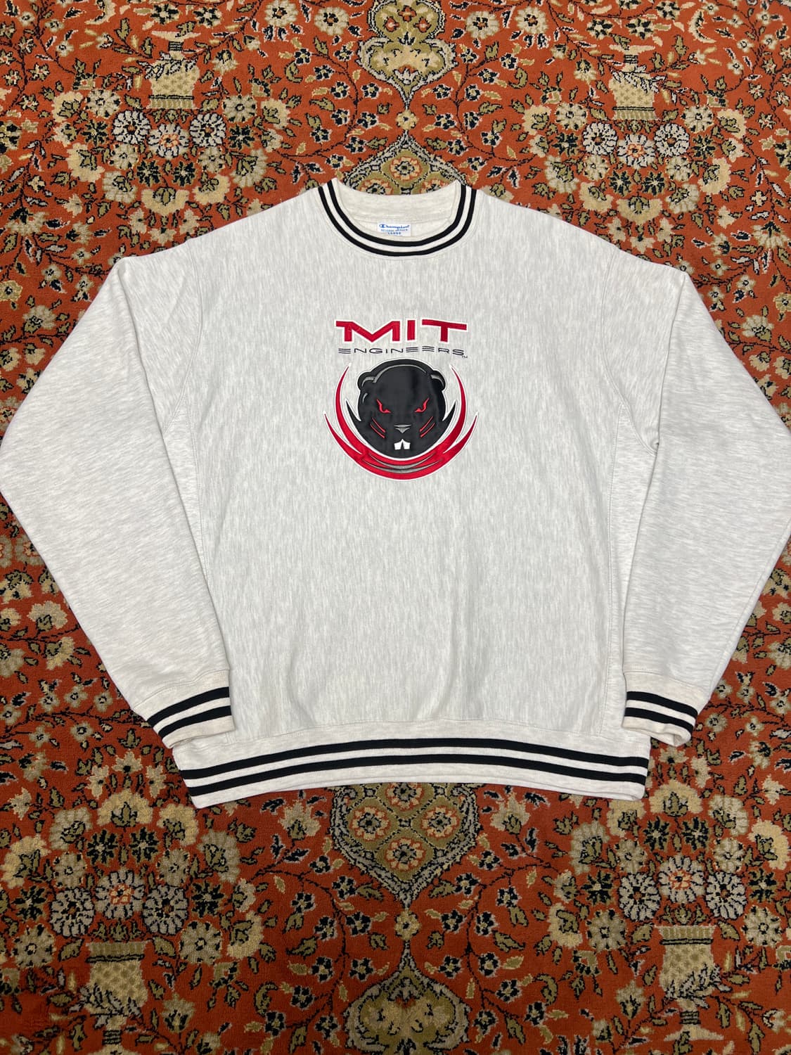 [L] 챔피온 리버스위브 MIT 오트밀 맨투맨 상품이미지1