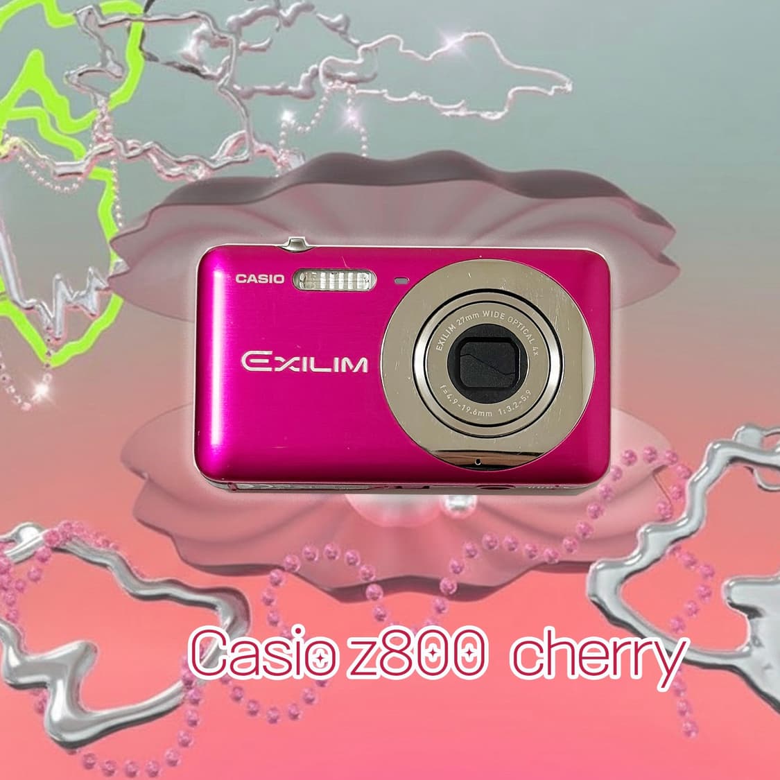 풀셋!) Casio exilim z800 핑크 체리 카시오 엑슬림 상품이미지1
