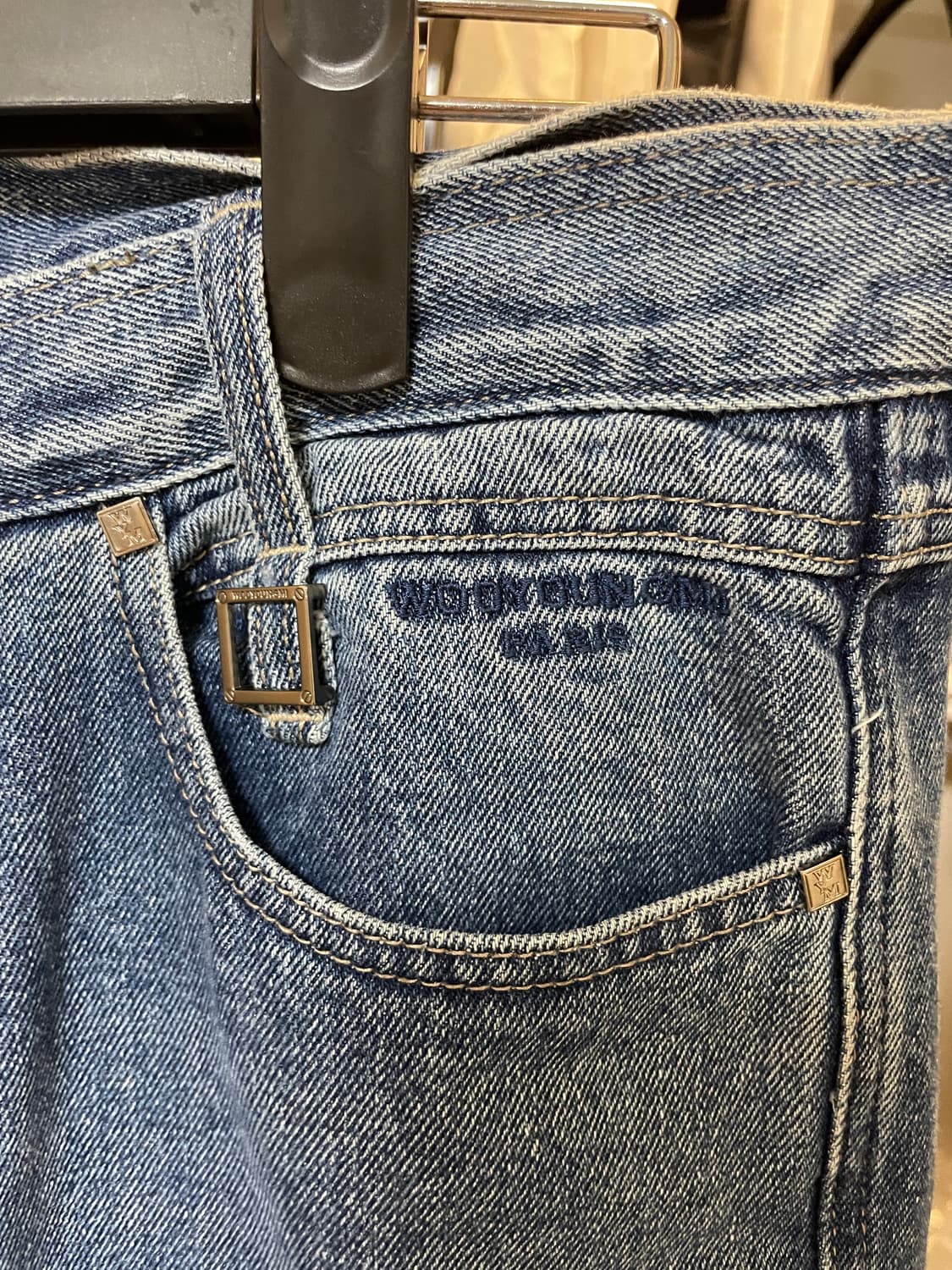 우영미 롱스트 데님 48사이즈 상품이미지2