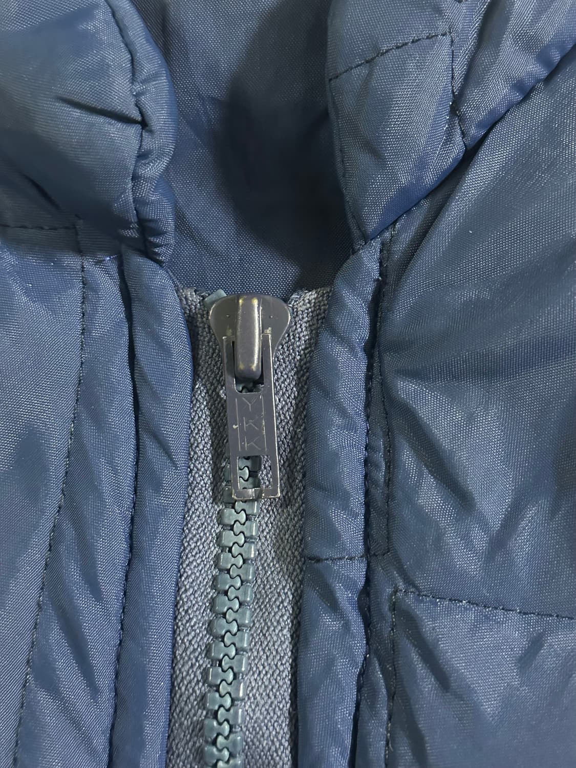 80s Lee 영국산 네이비 다이아몬드 퀼팅 베스트 상품이미지4