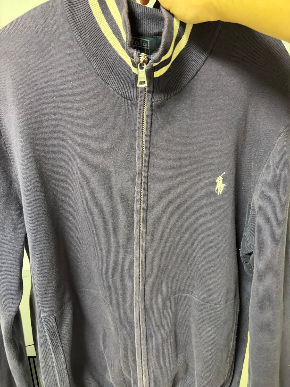 폴로 니트집업 상품이미지1