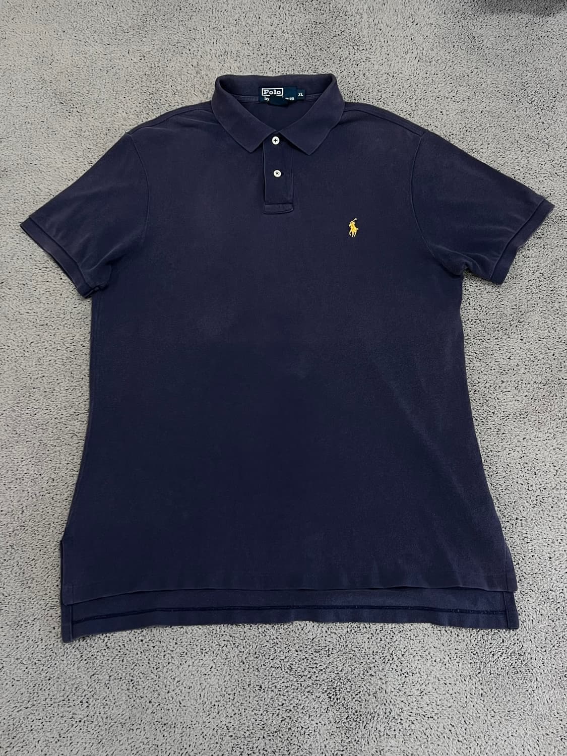 (XL) 폴로랄프로렌 커스텀핏 카라 티 라이트네이비 상품이미지1