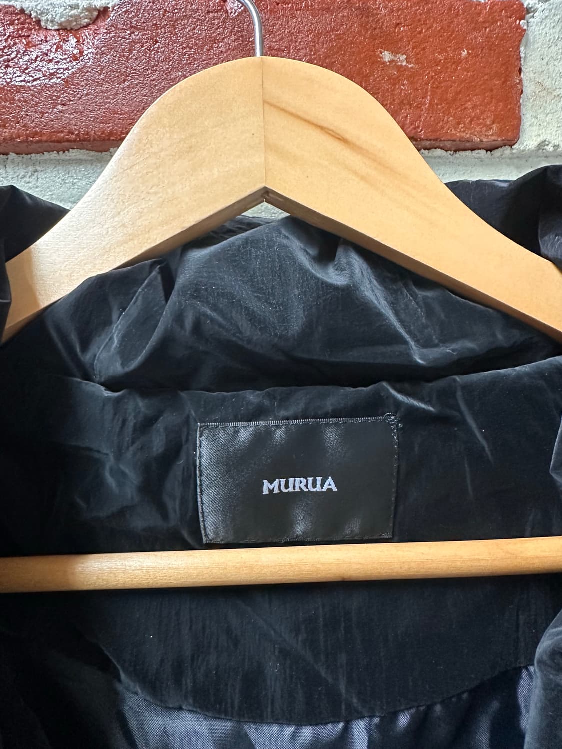 (OS)MURUA 글로시 크롭 패딩 상품이미지5