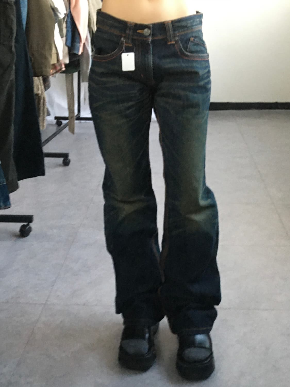 Edwin back pocket point denim pants 상품이미지7