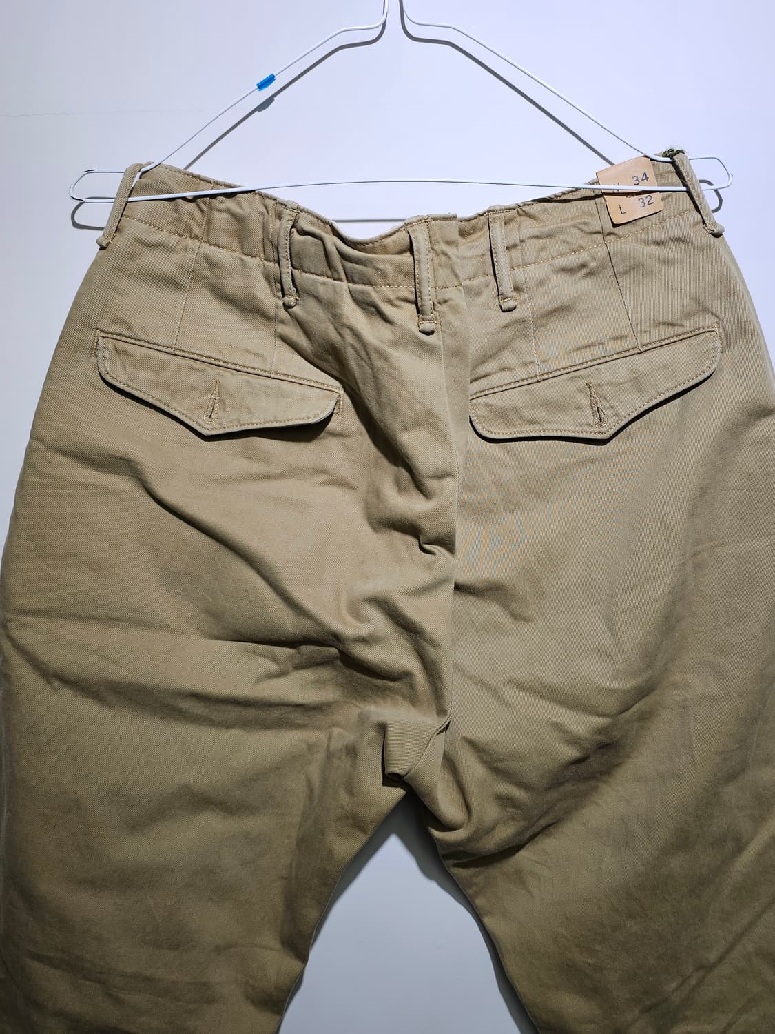 RRL 더블알엘 슬림 오피서 치노 팬츠 새상품 / 34x32 / 밀리터리 상품이미지5