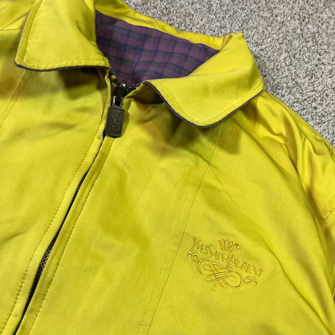 Y.S.L 입생로랑 리버시블 블루종 자켓 상품이미지3