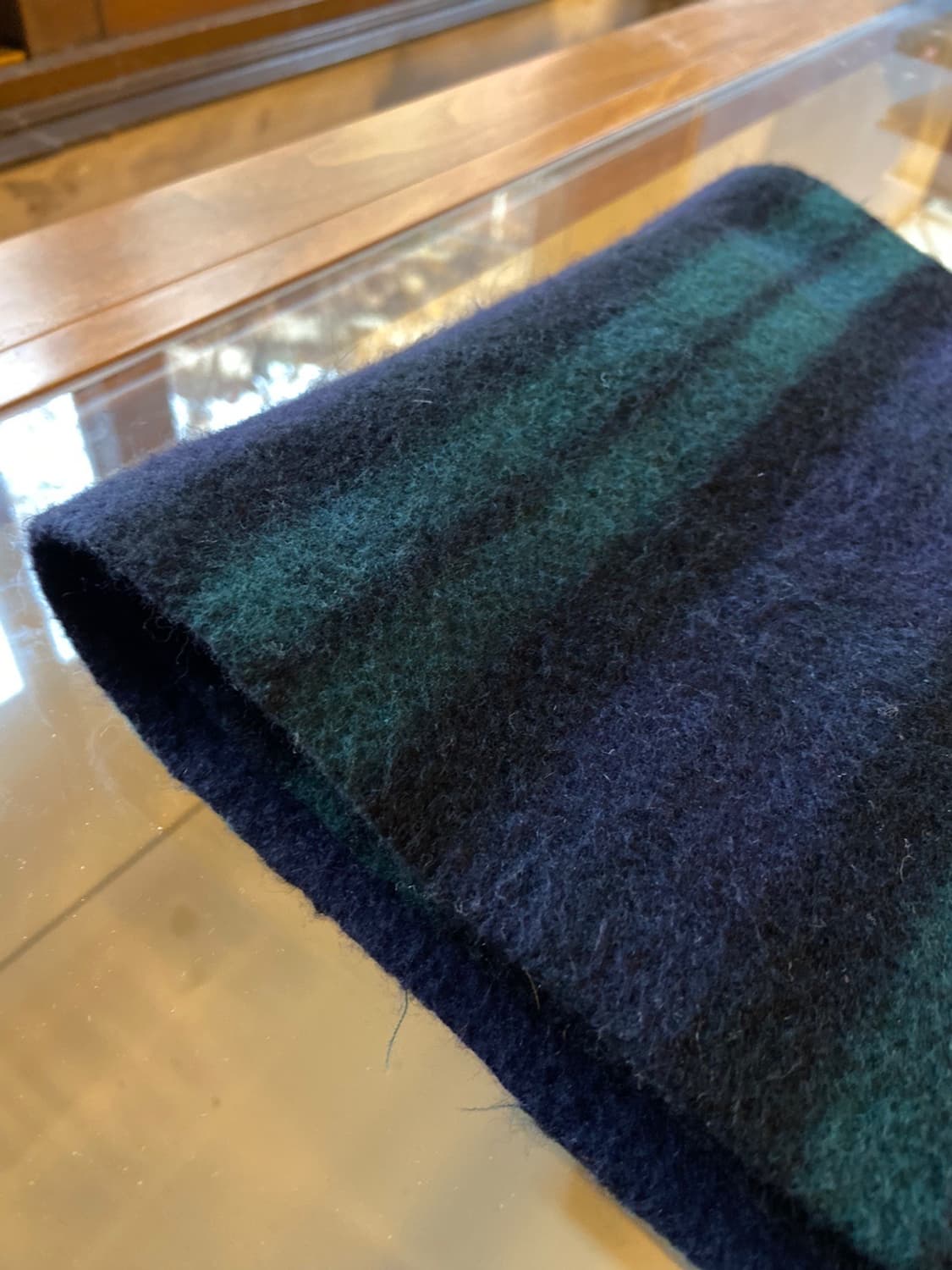 트래드클럽 블랙와치 램스울 머플러 상품이미지4