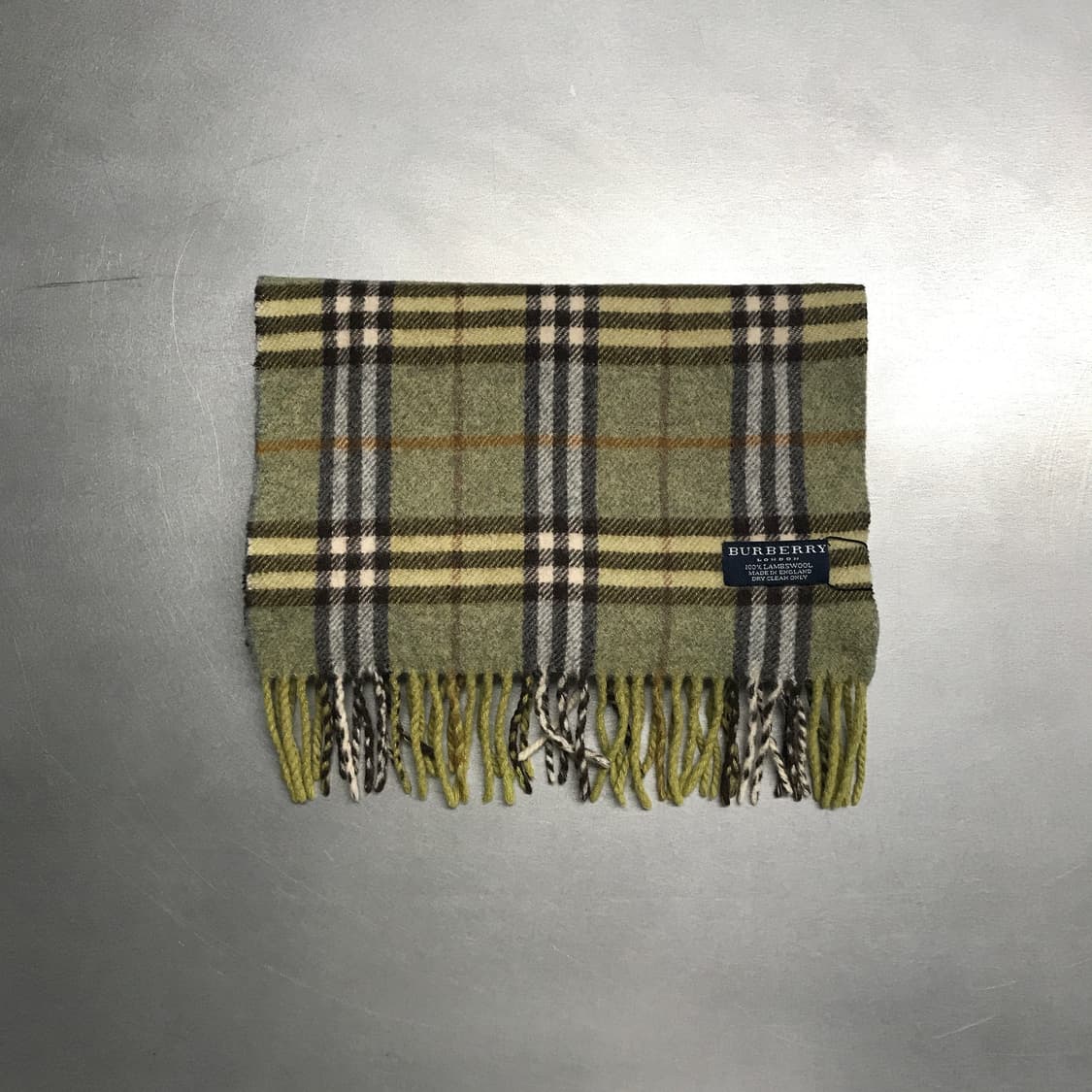 버버리 정품 램스울 머플러 카키 상품이미지2