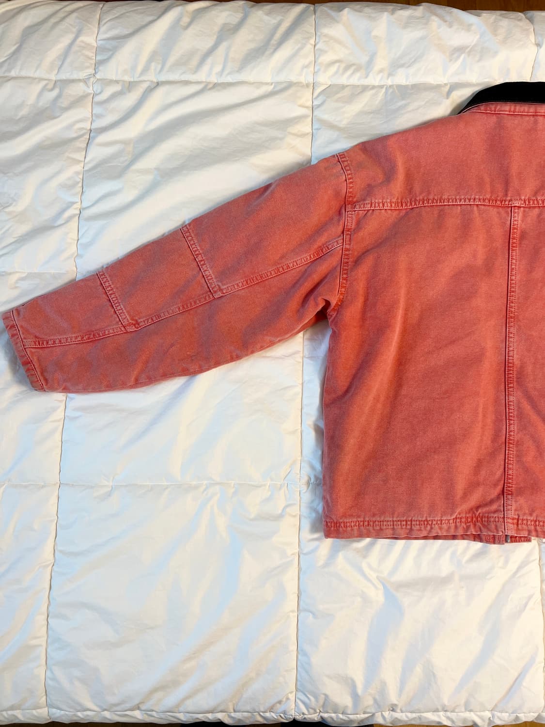 Stussy Washed Canvas Shop Jacket Orange 상품이미지8
