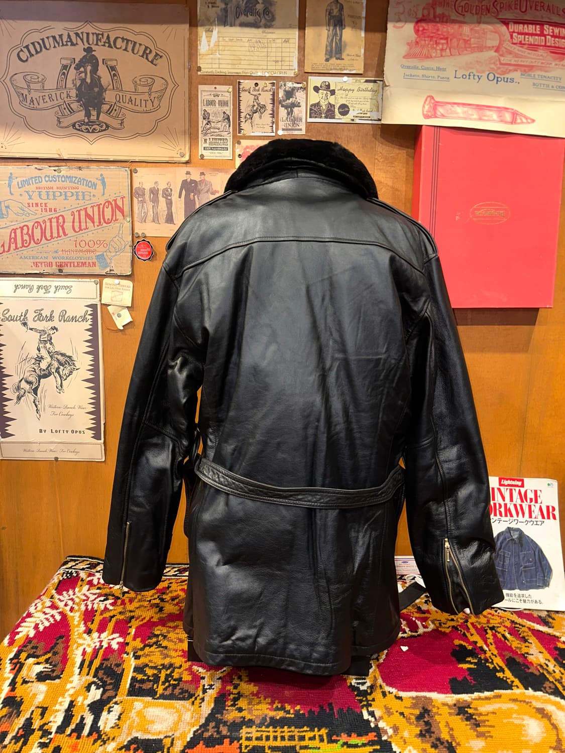 ( XL-2XL ) 가죽자켓 가죽코트 바이커자켓 레더자켓 소가죽자켓 상품이미지6