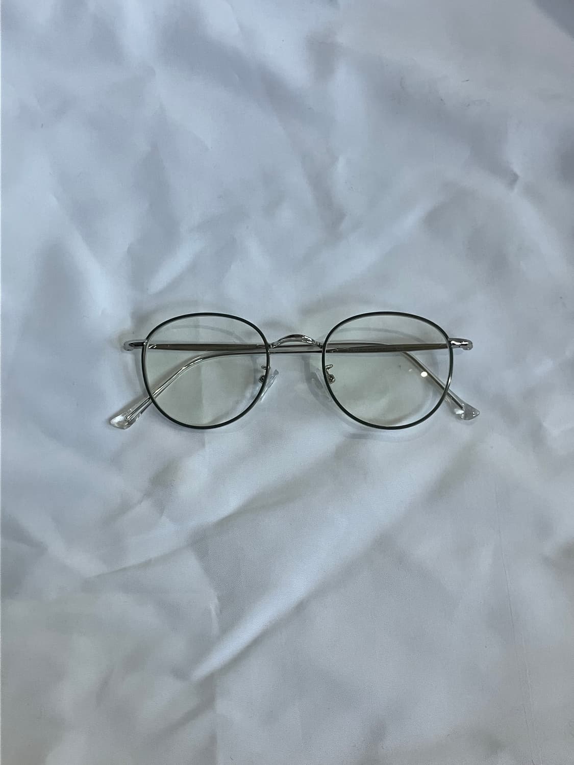 교수형초경량 실버탭 빈티지안경 상품이미지1