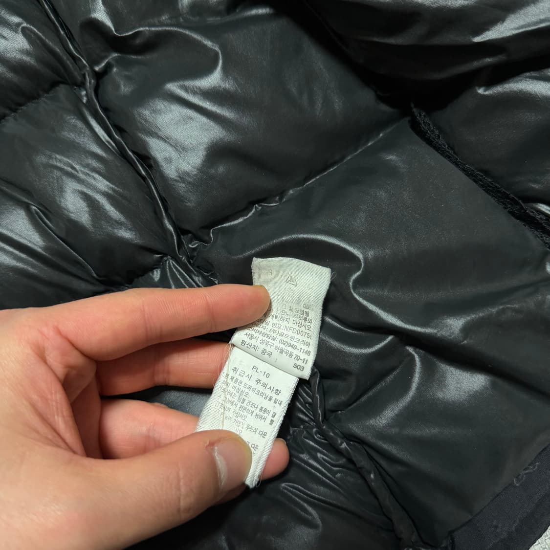 노스페이스 800 유광 패딩자켓 상품이미지4