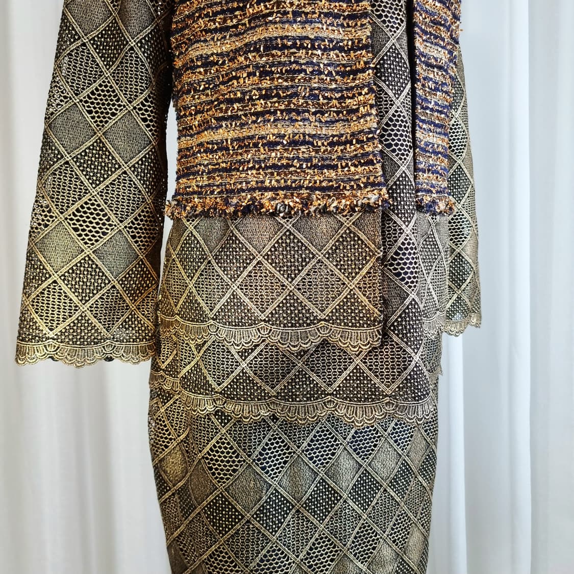 센죤 St.John 센존 금사 쓰리피스 셋업 (55)새상품/구매200중반 상품이미지4