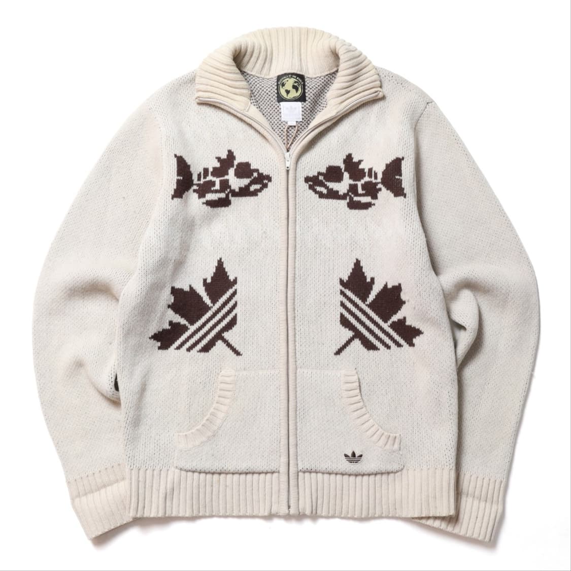 아디다스 Adidas Wool Cowichan Cardigan 
 상품이미지1