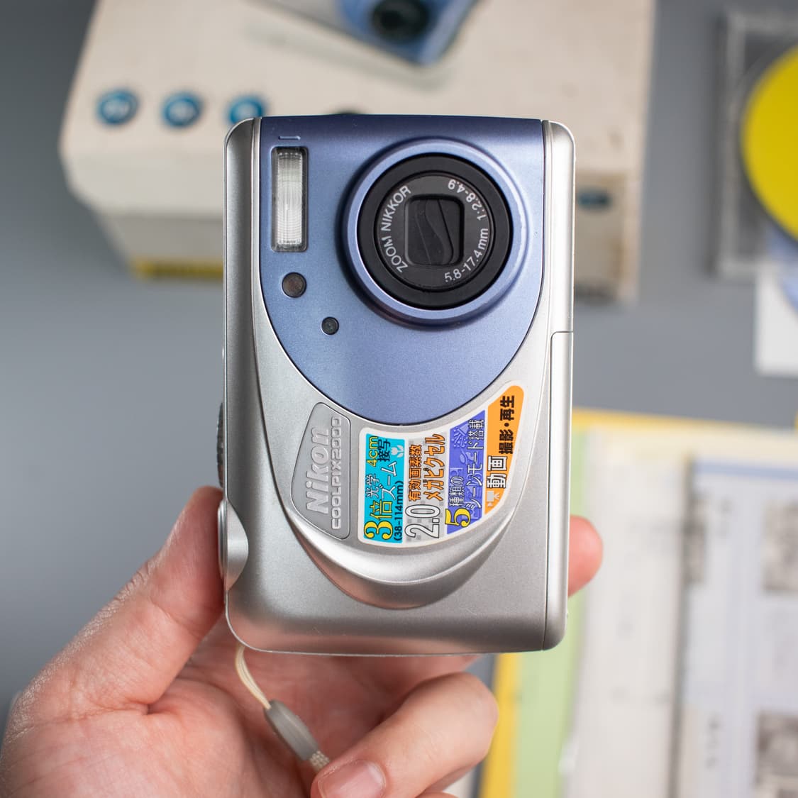 뉴진스 디카 니콘 쿨픽스 2000 판매합니다.(작례0) 상품이미지5