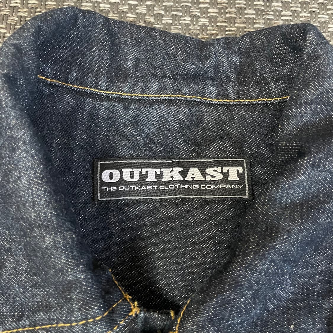 OUTKAST 진청 빅사이즈 빈티지 데님 베스트 상품이미지4