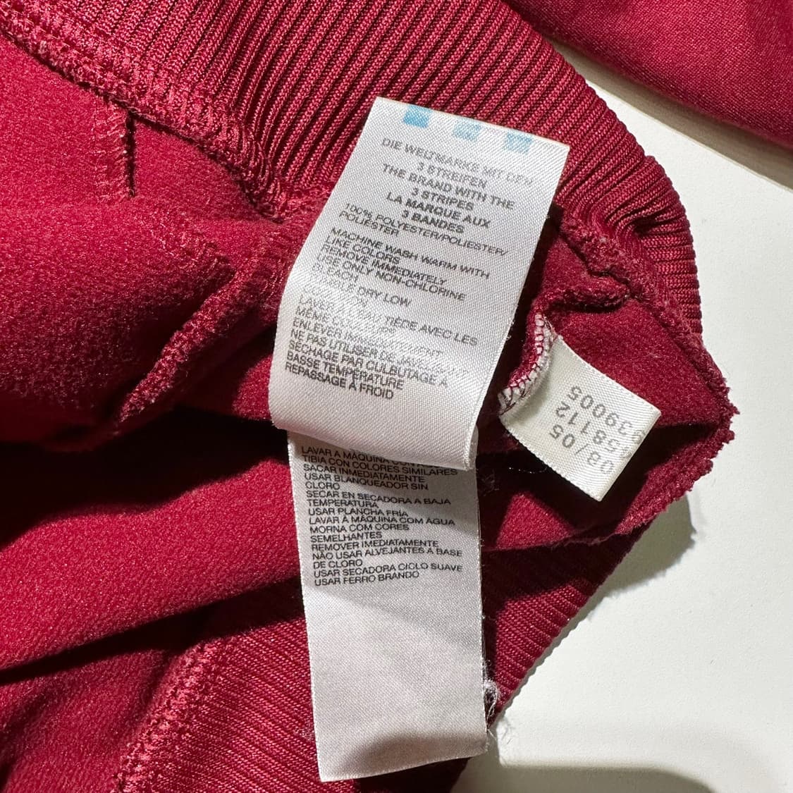 아디다스 로고 배색 레트로 져지 트랙탑 자켓 상품이미지6