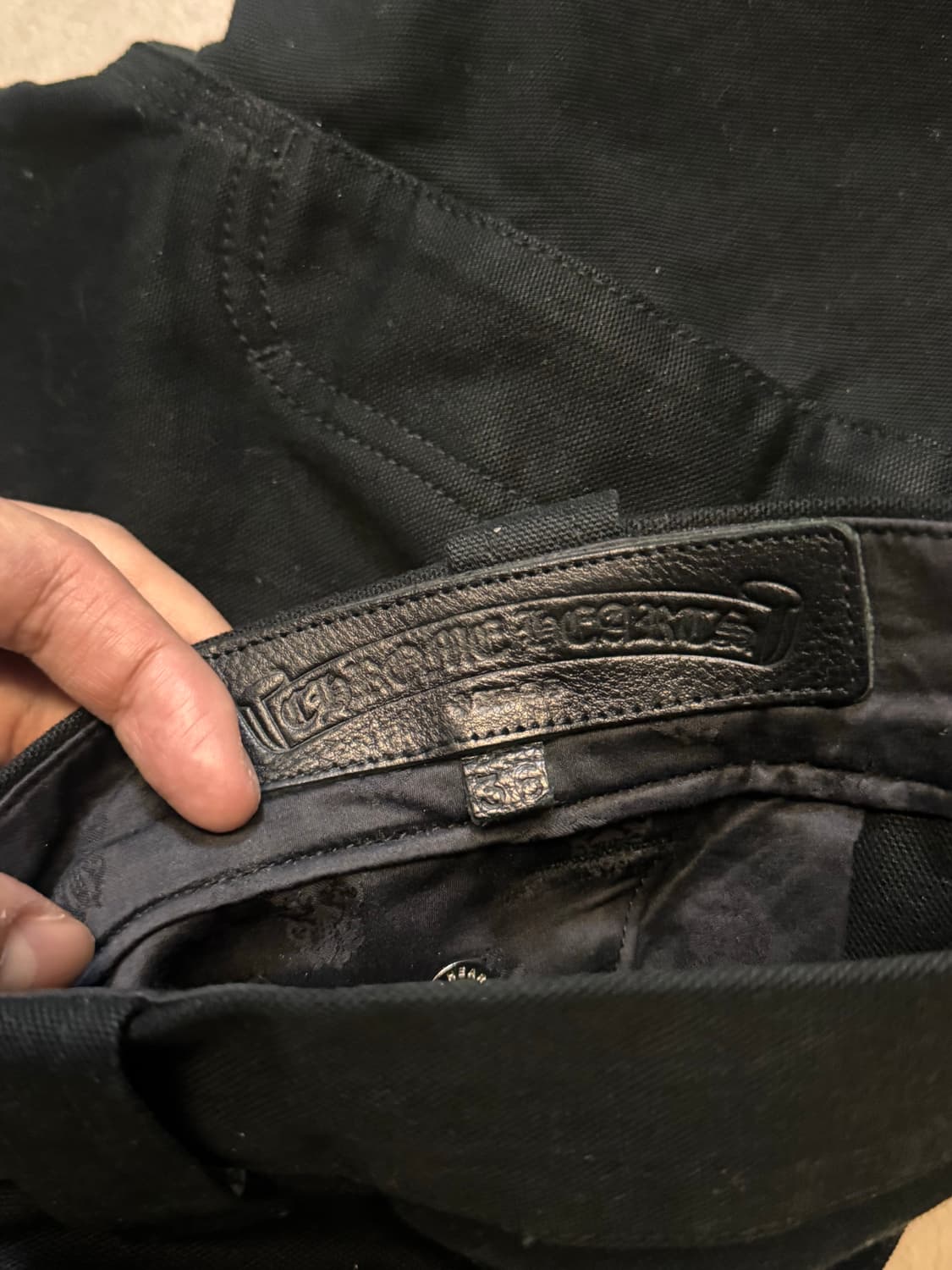 크롬하츠 더블니 카펜터 팬츠 36사이즈 팝니다 상품이미지5