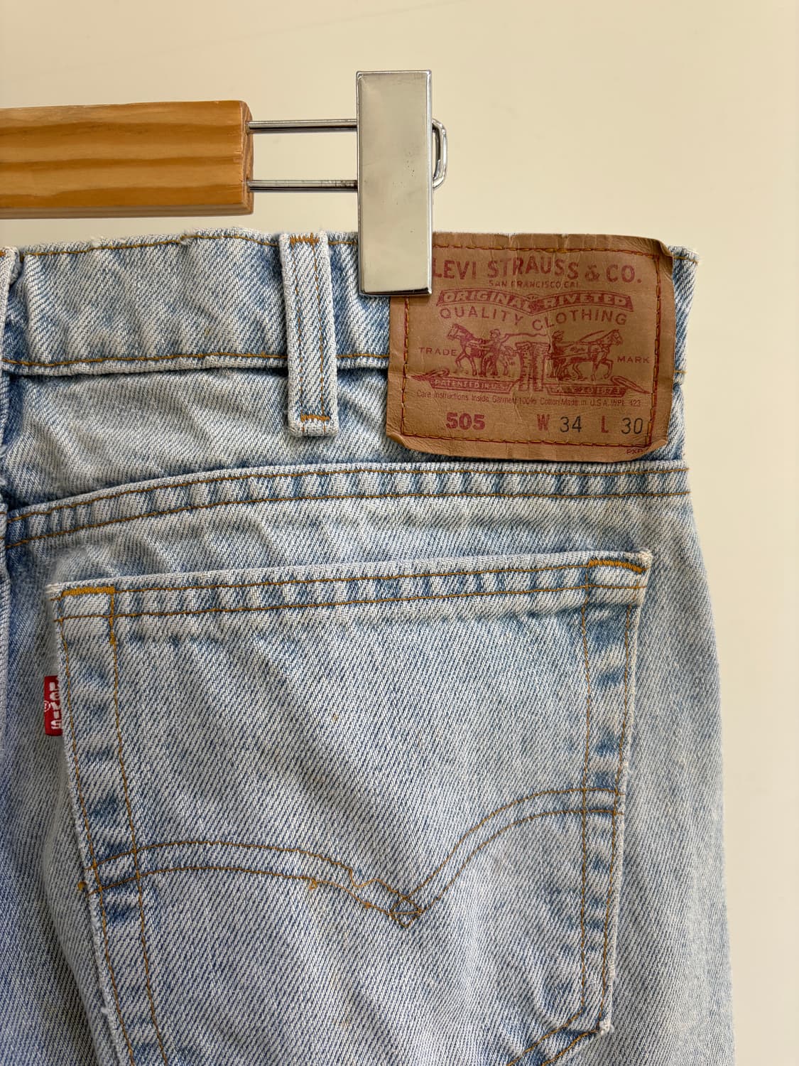 90's LEVIS 505 (Made in USA) 데님팬츠 상품이미지6