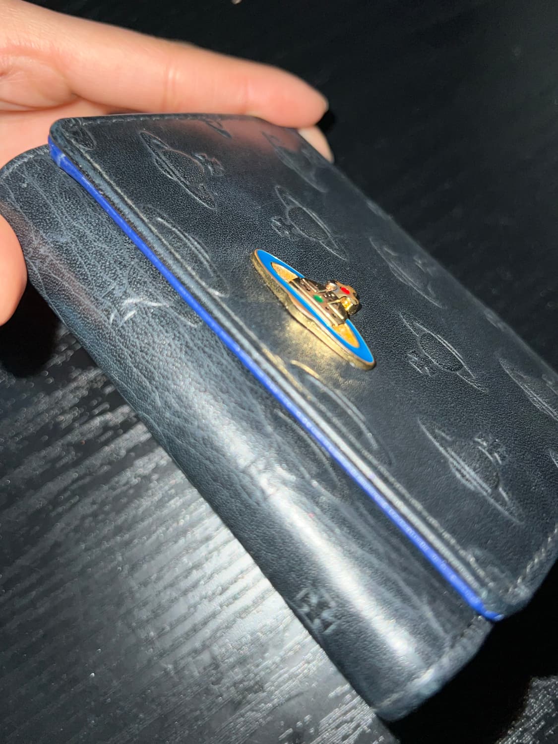 비비안웨스트우드 반지갑 블랙 상품이미지9