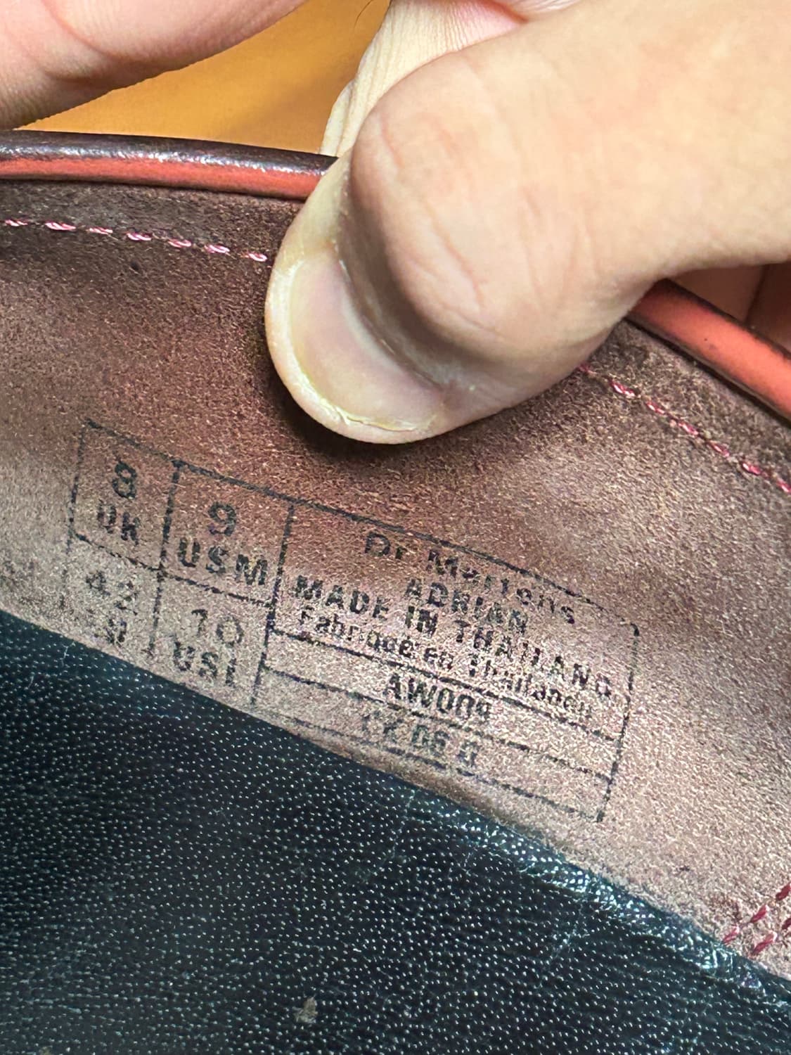 닥터마틴 아드리안 체리 270 UK8 상품이미지8