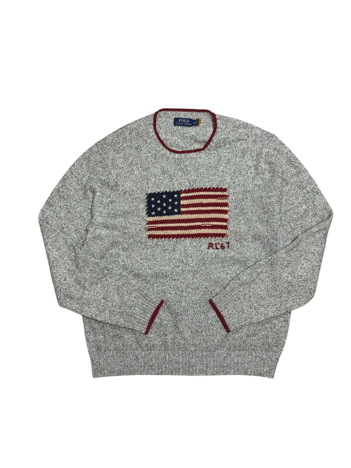 폴로 랄프로렌 성조기 니트 (qr 인증)  상품이미지4