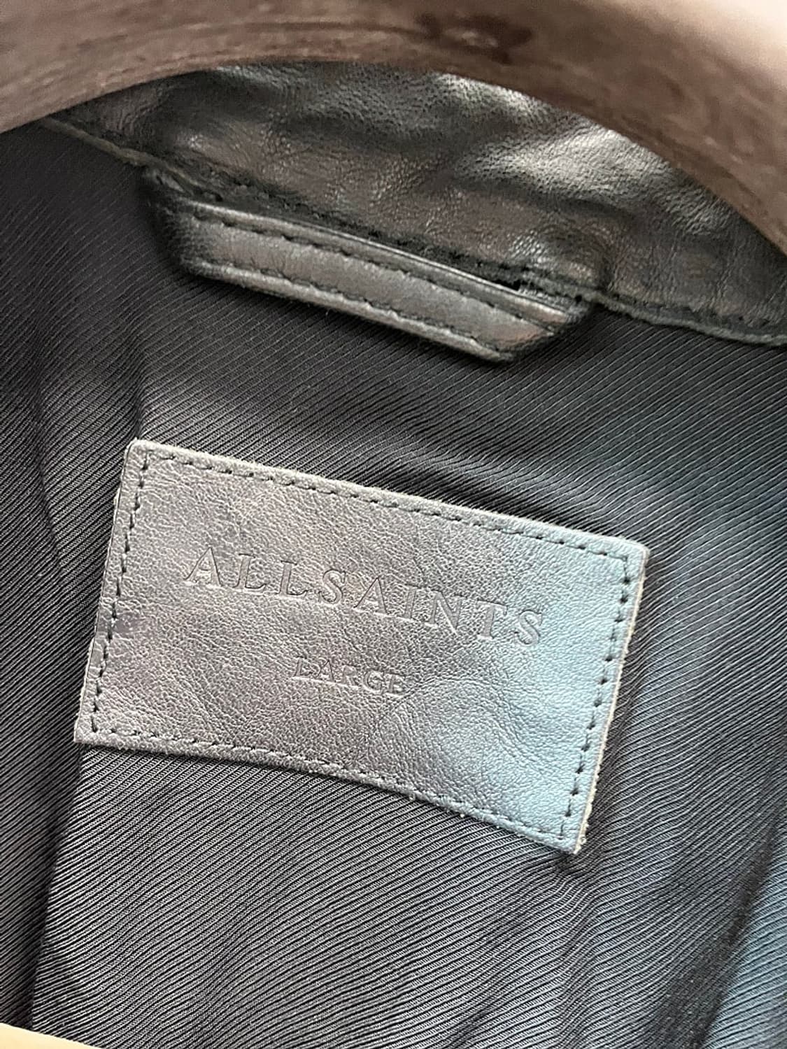 100-105) 올세인츠 바이커 가죽자켓  상품이미지2