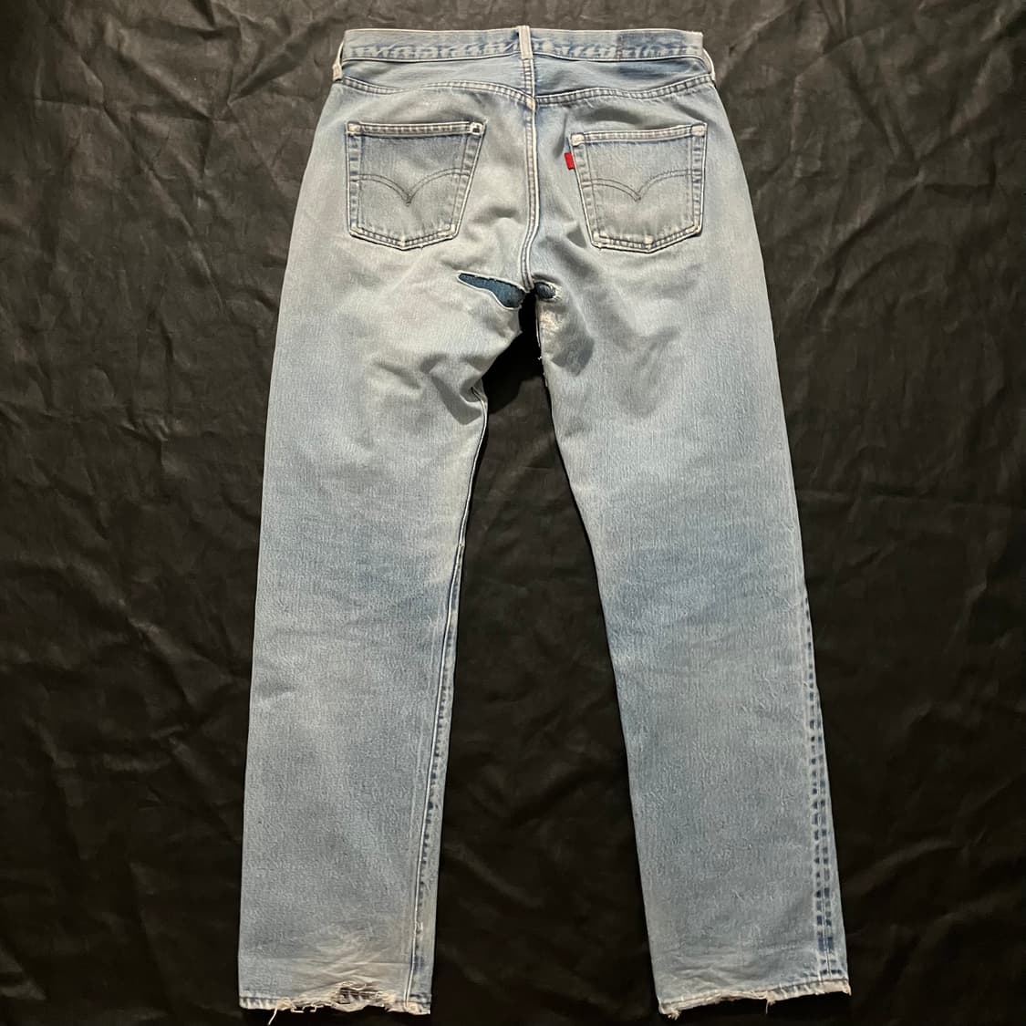 🇺🇸 80s USA 빈티지 리바이스 501 66후기 셀비지 데님팬츠 상품이미지2