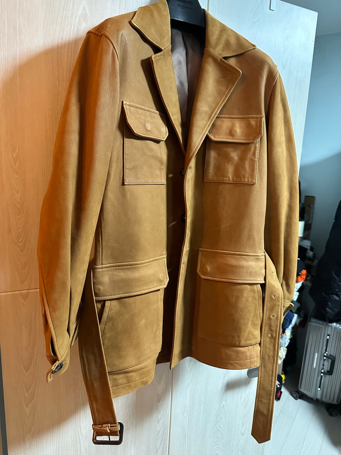 킨록 양가죽 사파리 자켓 새상품 상품이미지1