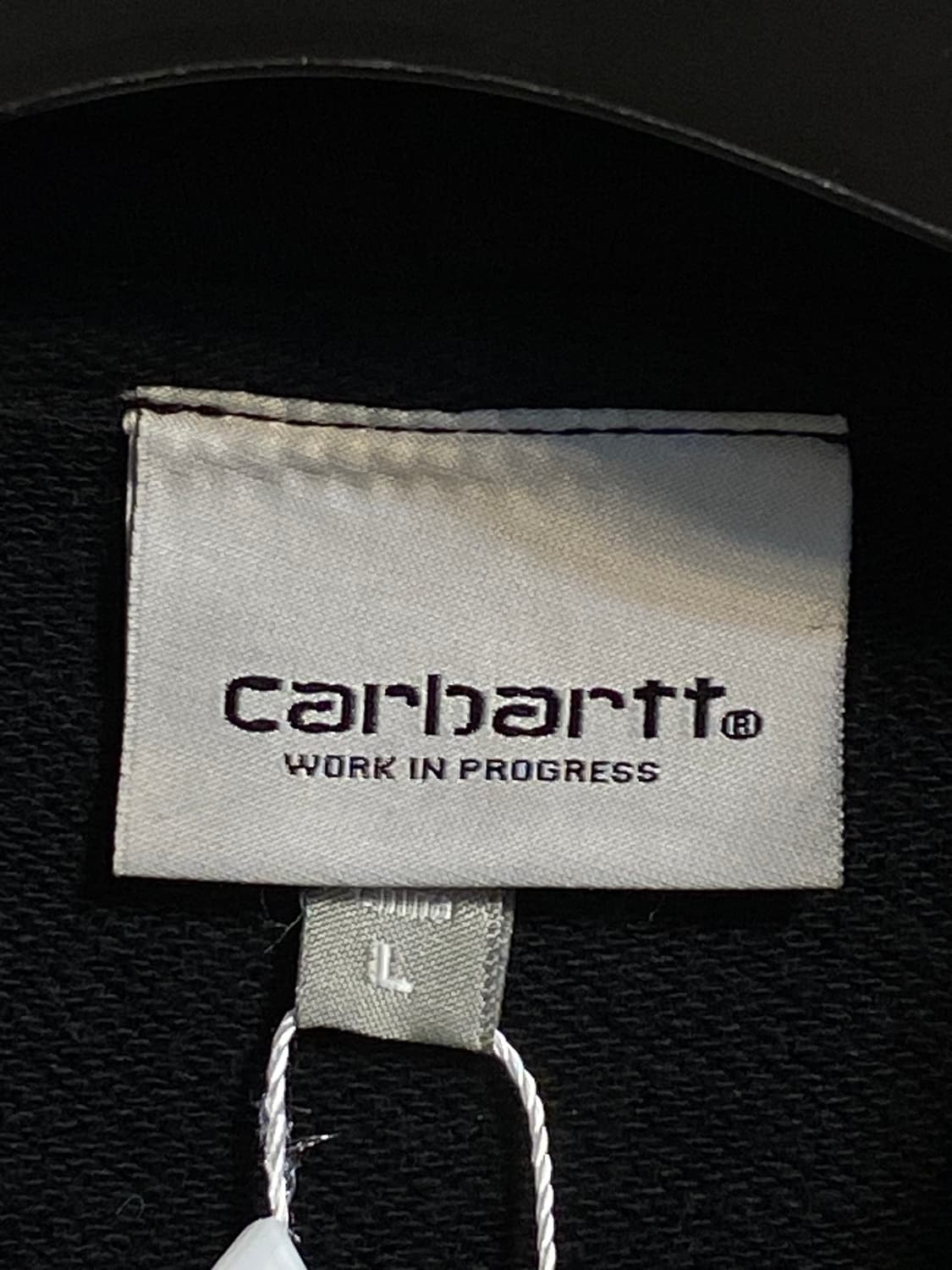 칼하트 WIP 블랙 집업 후디 상품이미지5