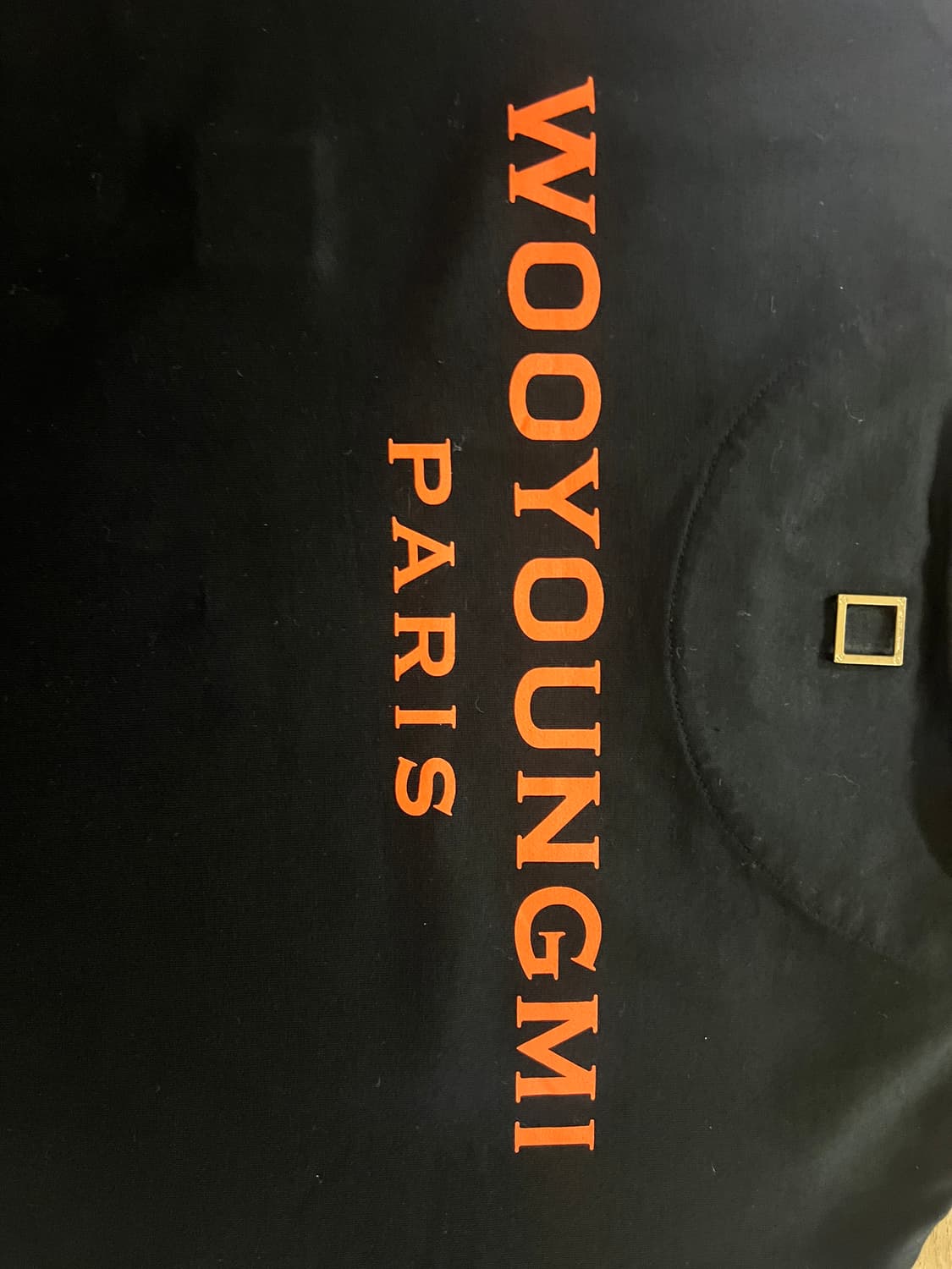 우영미 검주 백로고 티셔츠 팝니다 상품이미지4