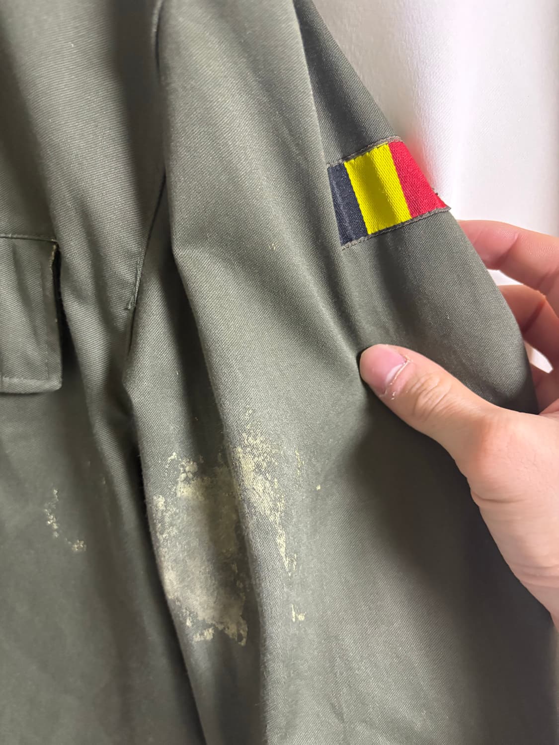 빈티지 벨기에군 자켓 상품이미지4