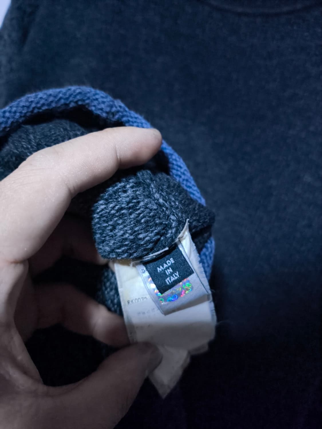 XL 돌체앤가바나 블록 니트 집업 상품이미지8