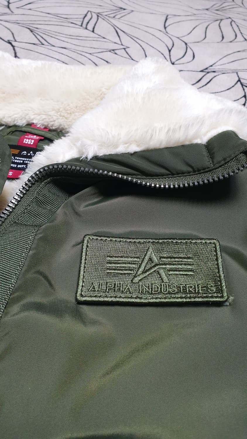 국내 정발 ALPHA INDUSTRIES B-15 항공 점퍼 남여공용 S 상품이미지4