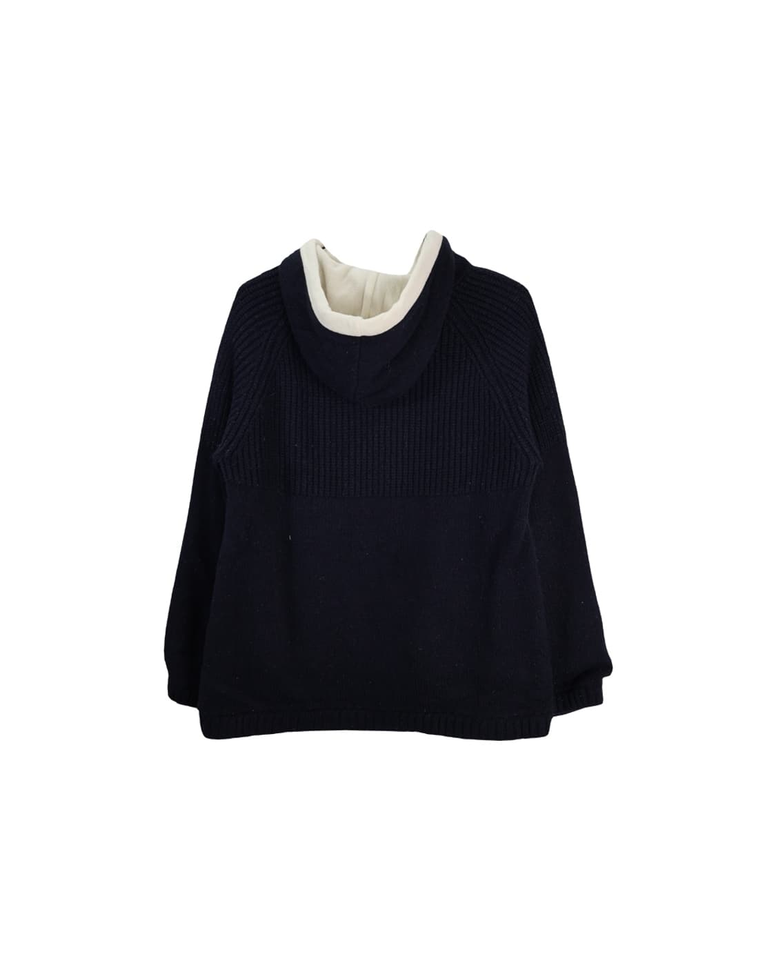 Jpn Navy Knit Zip Up Hoodies 상품이미지4