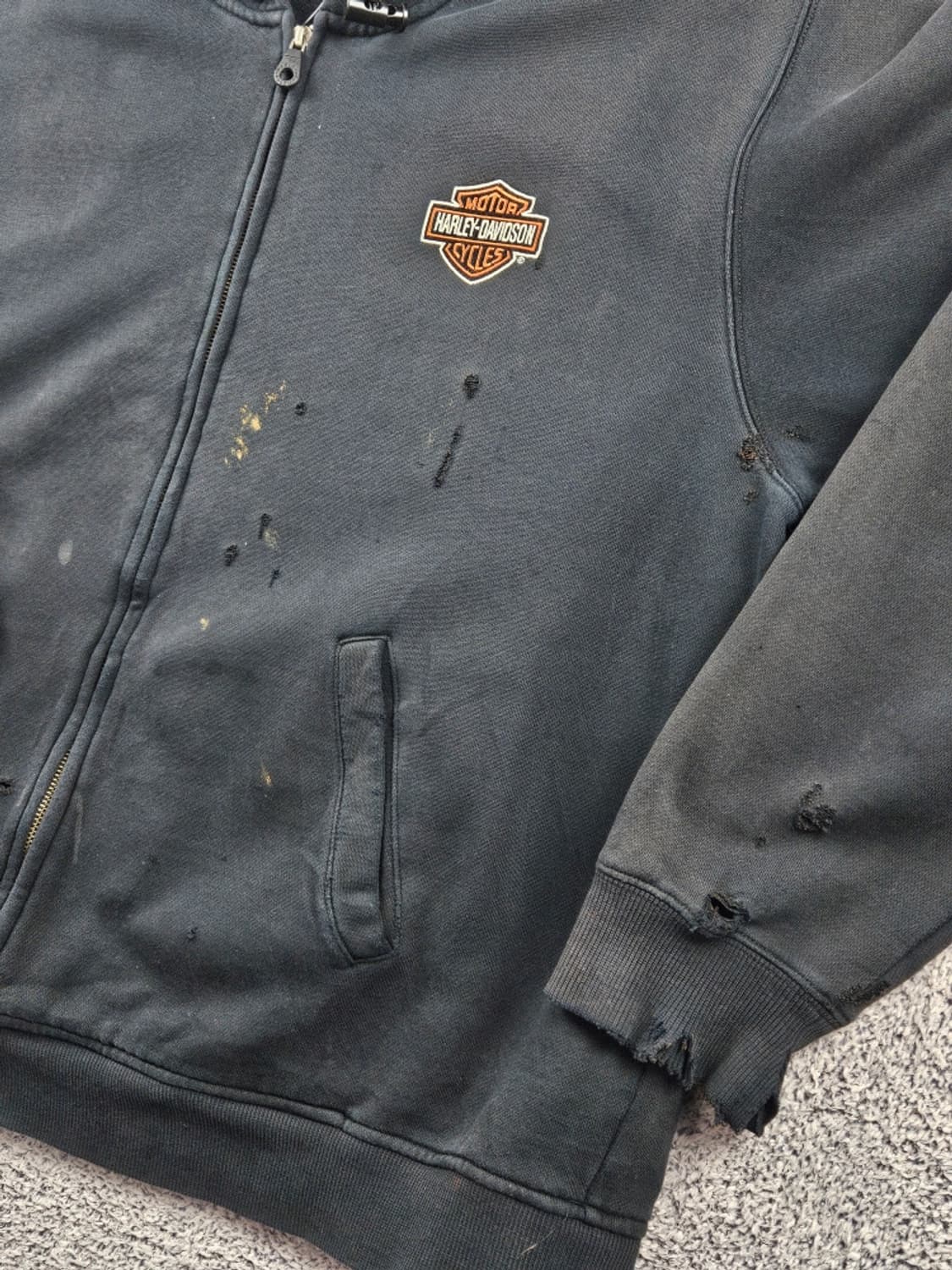할리데이비슨 V-TWIN POWER 후드 집업 ( 2XL )/ 11146 상품이미지6