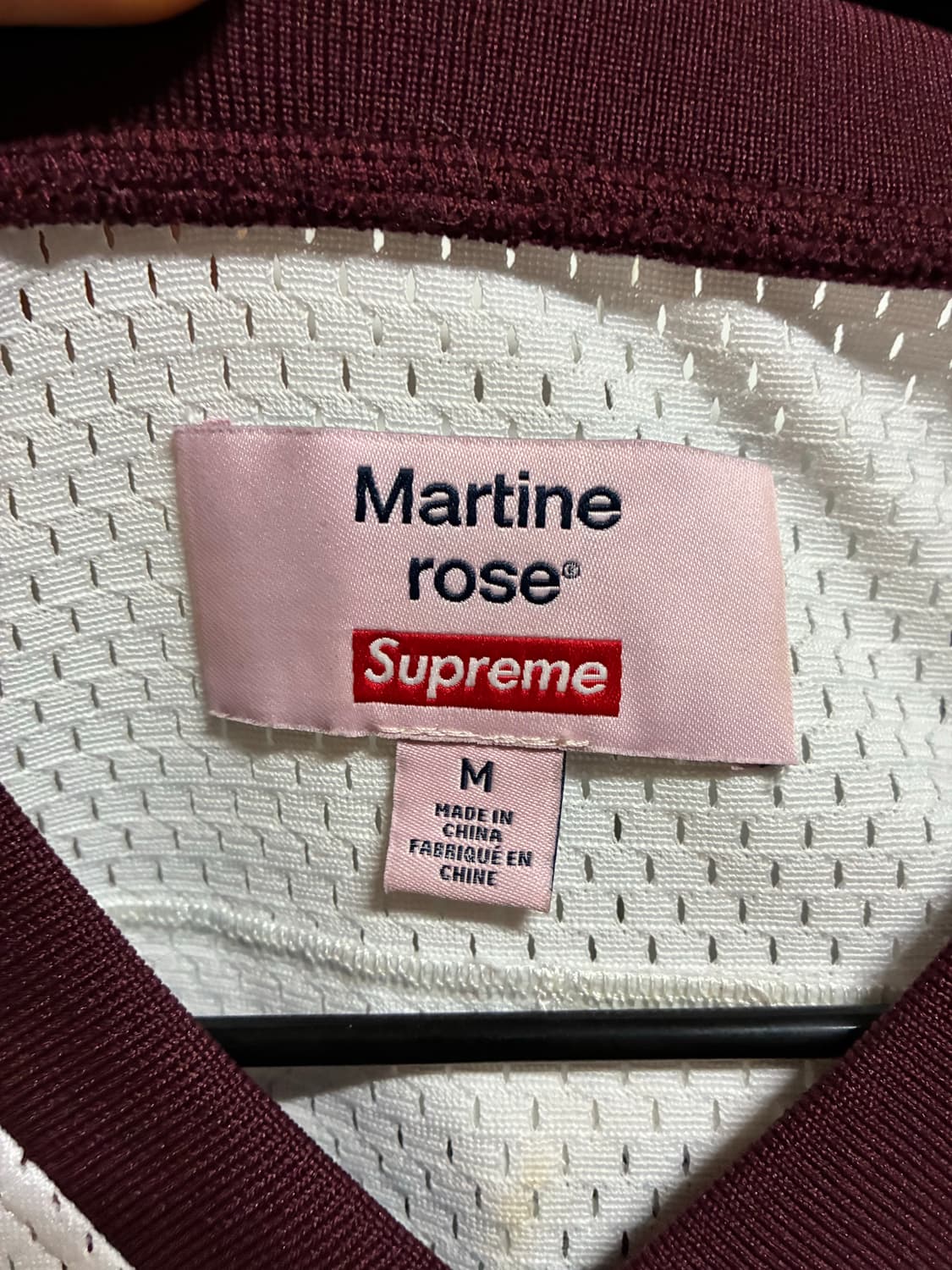 [새상품] 슈프림 X 마틴로즈 저지 반팔 M 상품이미지3