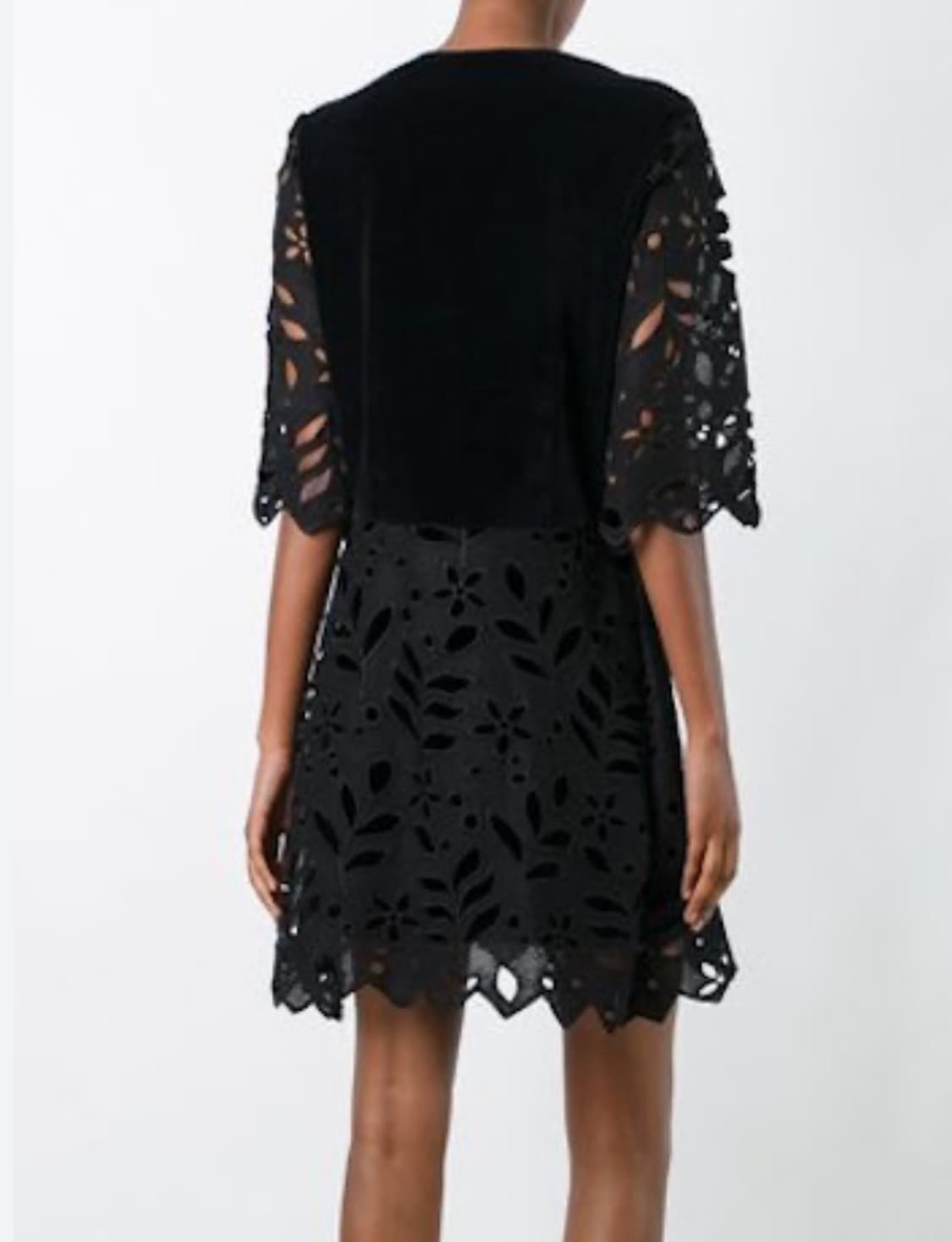 씨바이 끌로에 블랙 레이스 원피스 상품이미지2