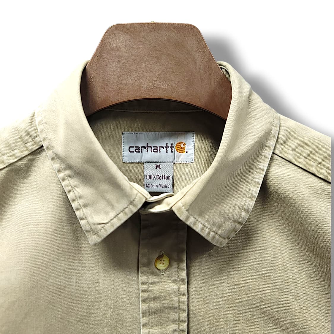 [M] 칼하트 베이지 투포켓 긴팔 워크셔츠 상품이미지8